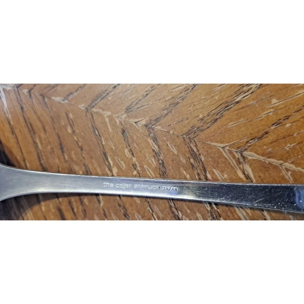 The Cellar‎ Stainless Steel CLF17 Ribbed Fan Table Serving Spoon 8 1/4